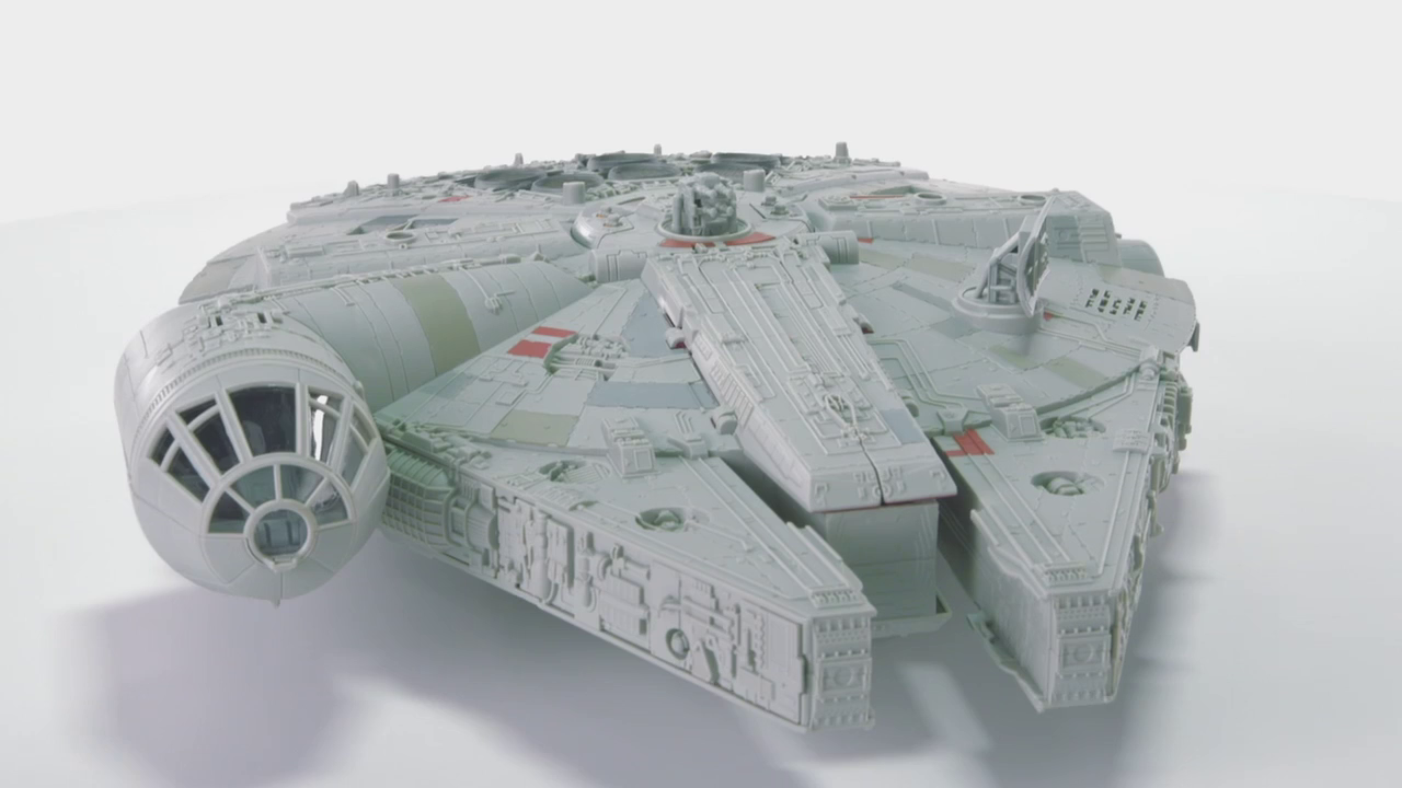 battle action millennium falcon